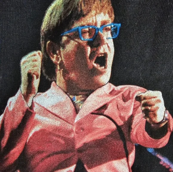 Vintage 90s Single Stitch Elton John Tee Large NWOT - Picture 4 of 5
